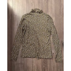 Ann Taylor Business Casual Floral Long Sleeve Shirt